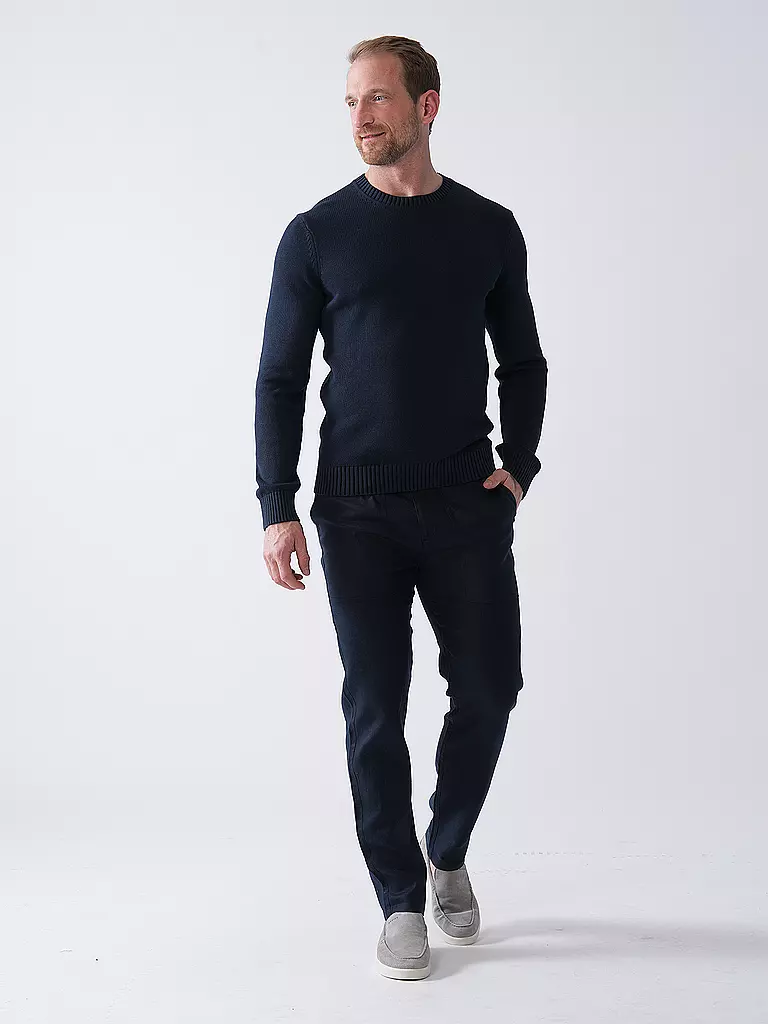 ECOALF | Leinenhose ETHICALF | dunkelblau