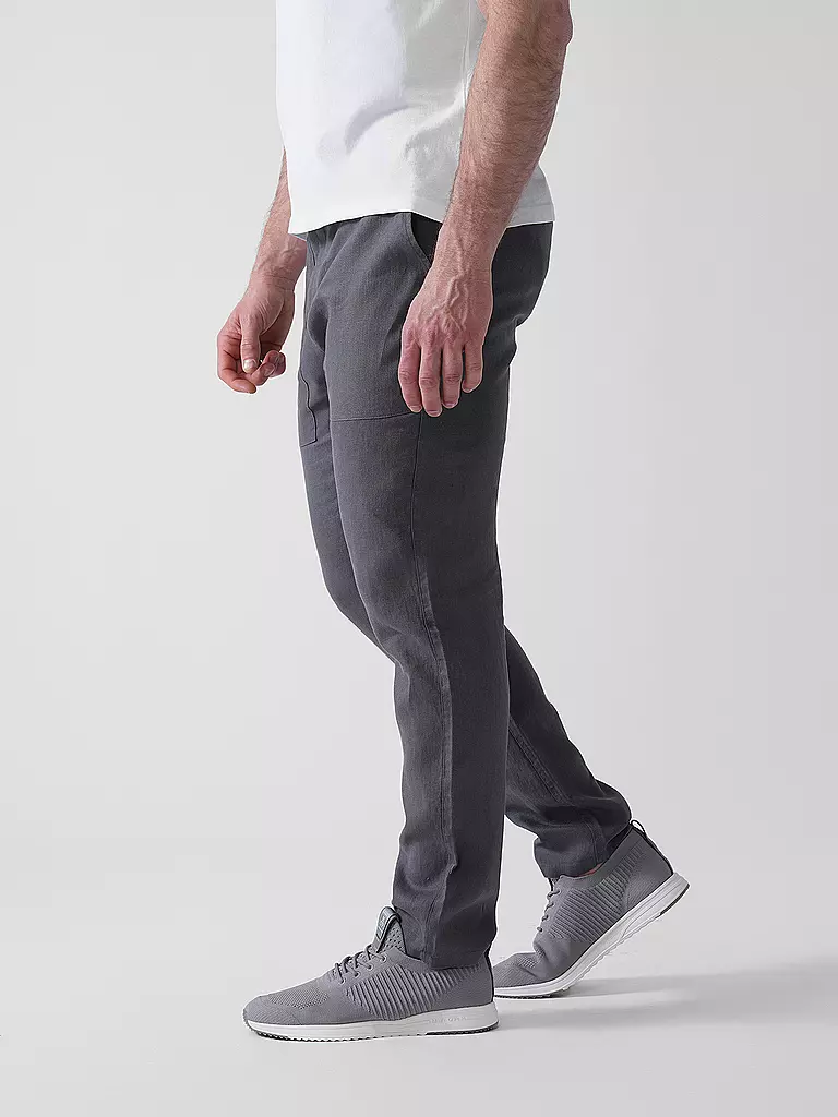 ECOALF | Leinenhose ETHICALF | dunkelblau