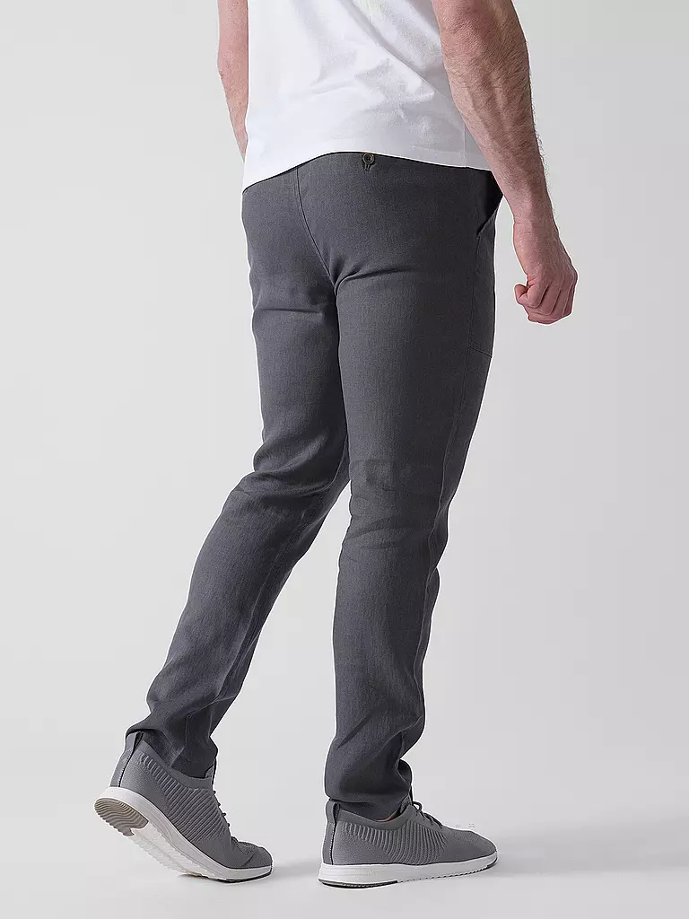 ECOALF | Leinenhose ETHICALF | dunkelblau