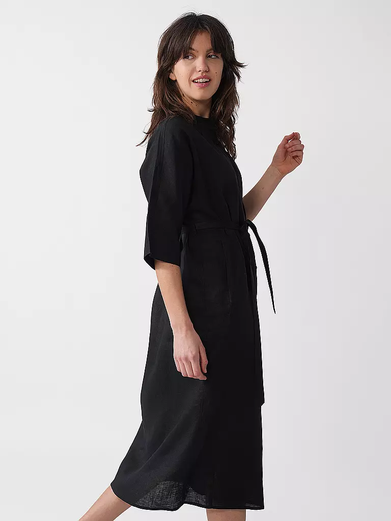 ECOALF | Midikleid LEAALF | schwarz