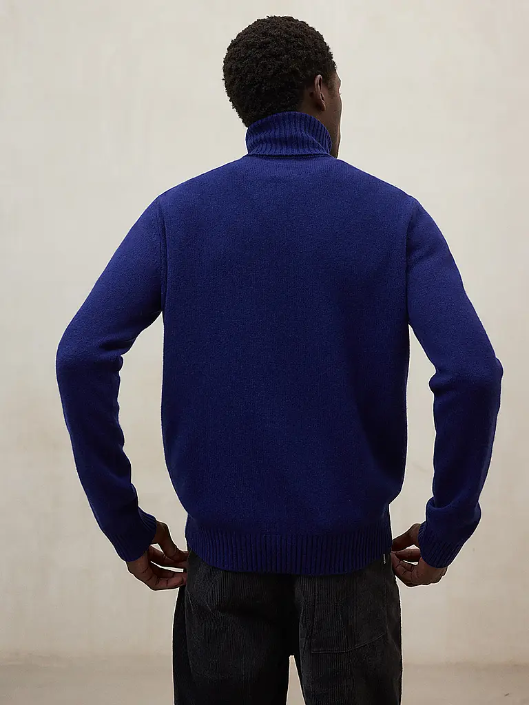 ECOALF | Rollkragenpullover  | blau