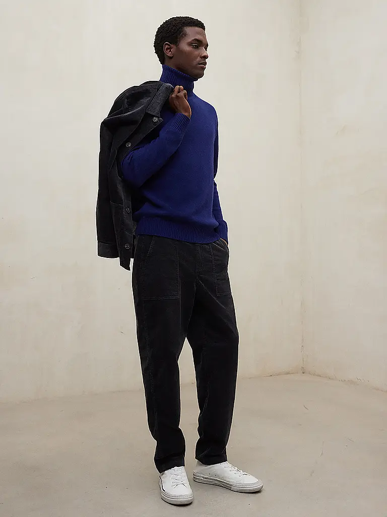 ECOALF | Rollkragenpullover  | blau