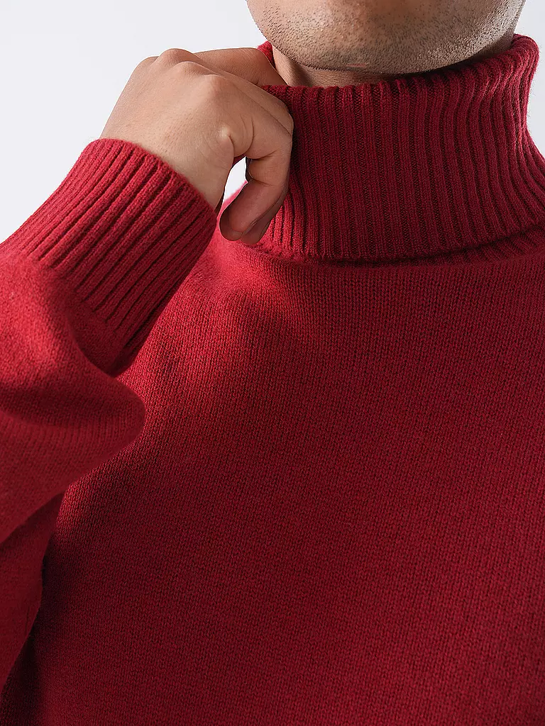 ECOALF | Rollkragenpullover | olive