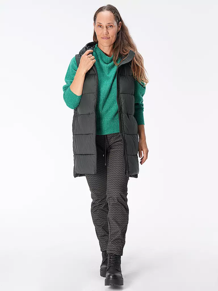 ECOALF | Steppgilet MARANGUALF | dunkelgrün