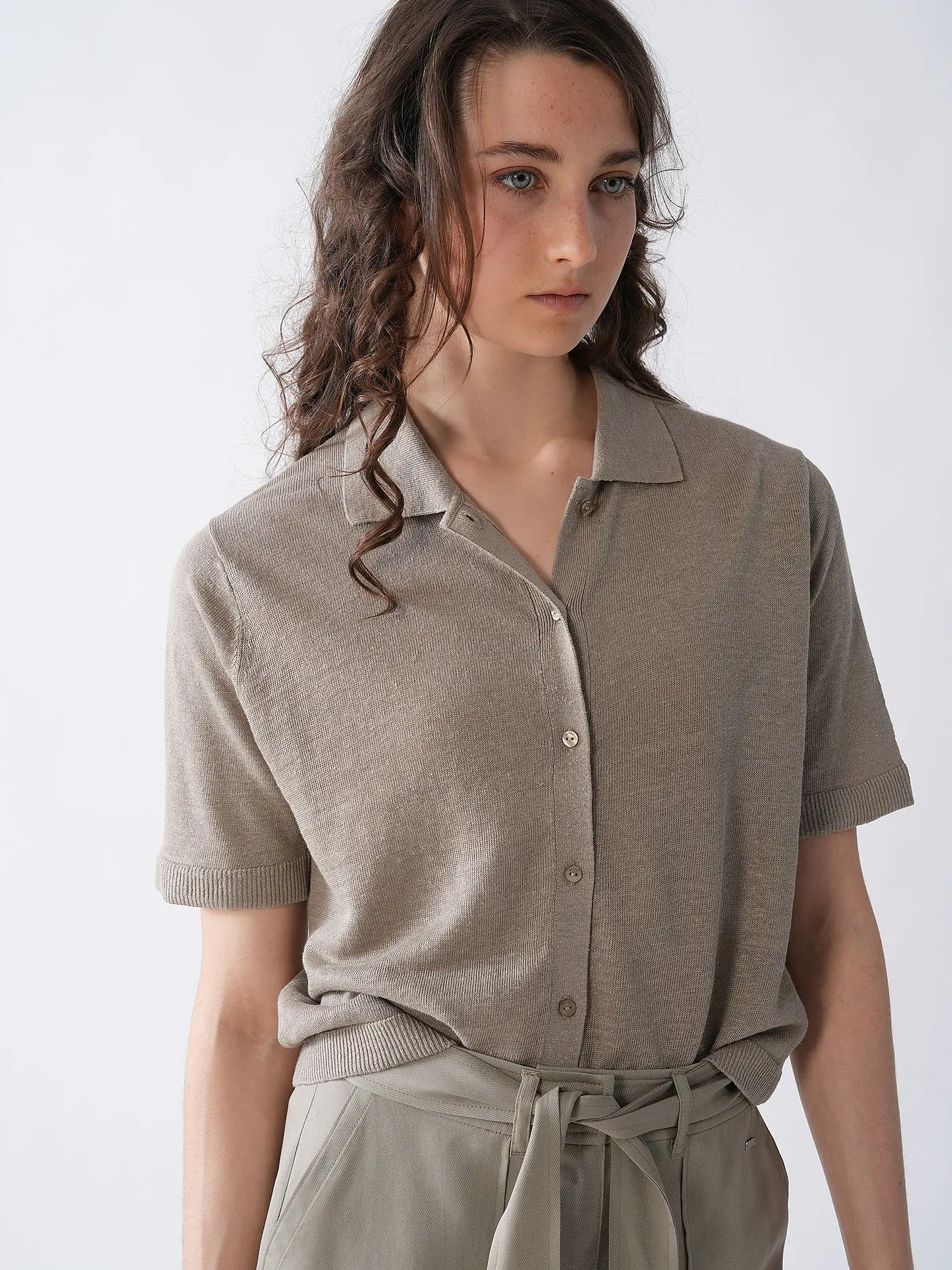 ECOALF | Strickjacke JUNIPERALF | olive