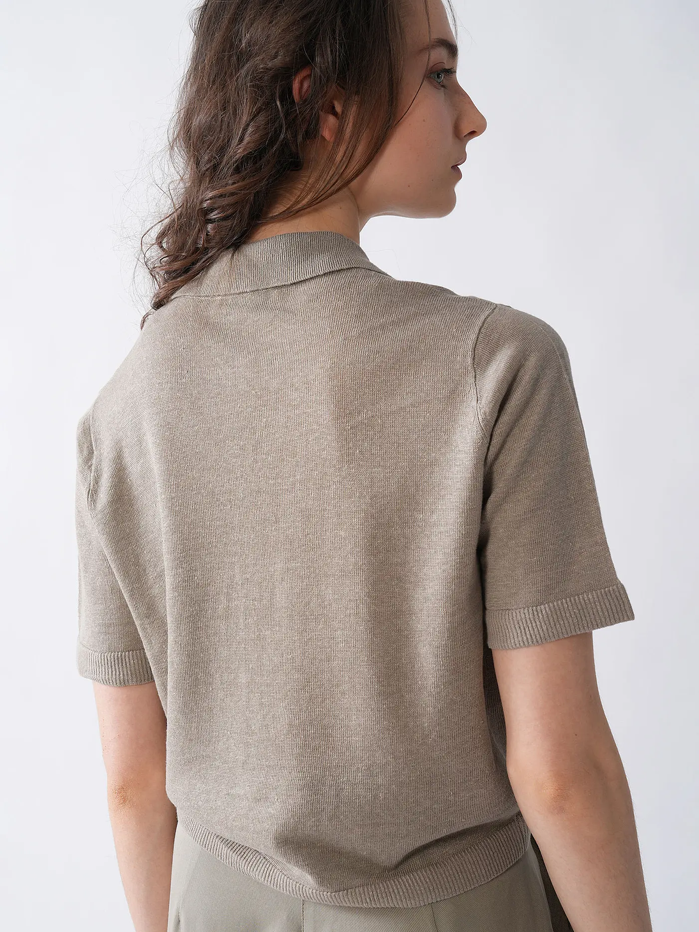 ECOALF | Strickjacke JUNIPERALF | olive