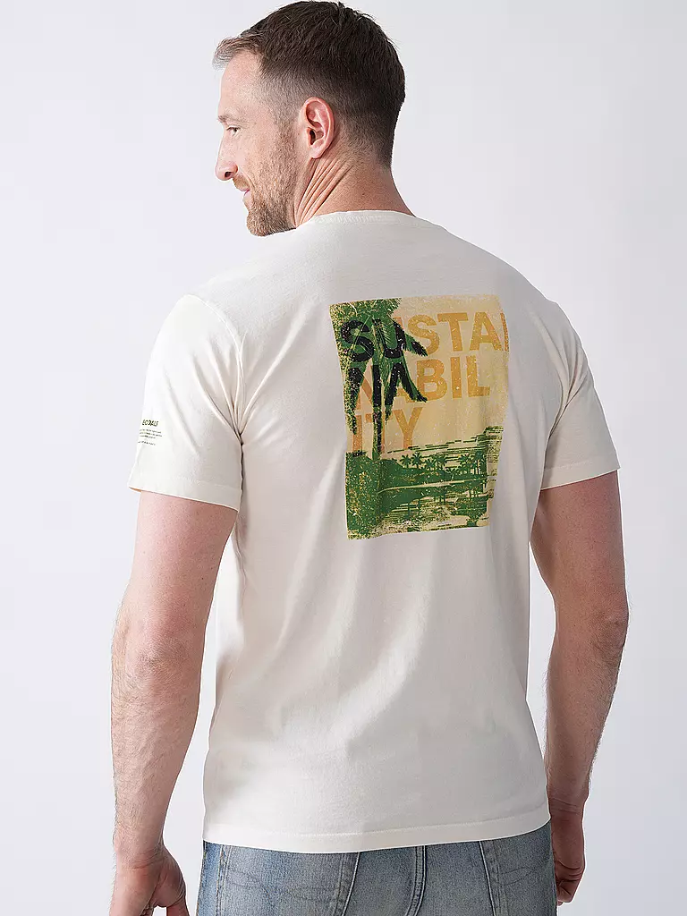 ECOALF | T-Shirt ABERIALF | creme
