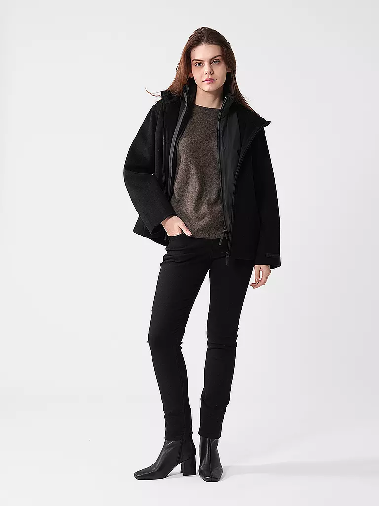 ECOALF | Wollmantel AFRODITAALF  | schwarz