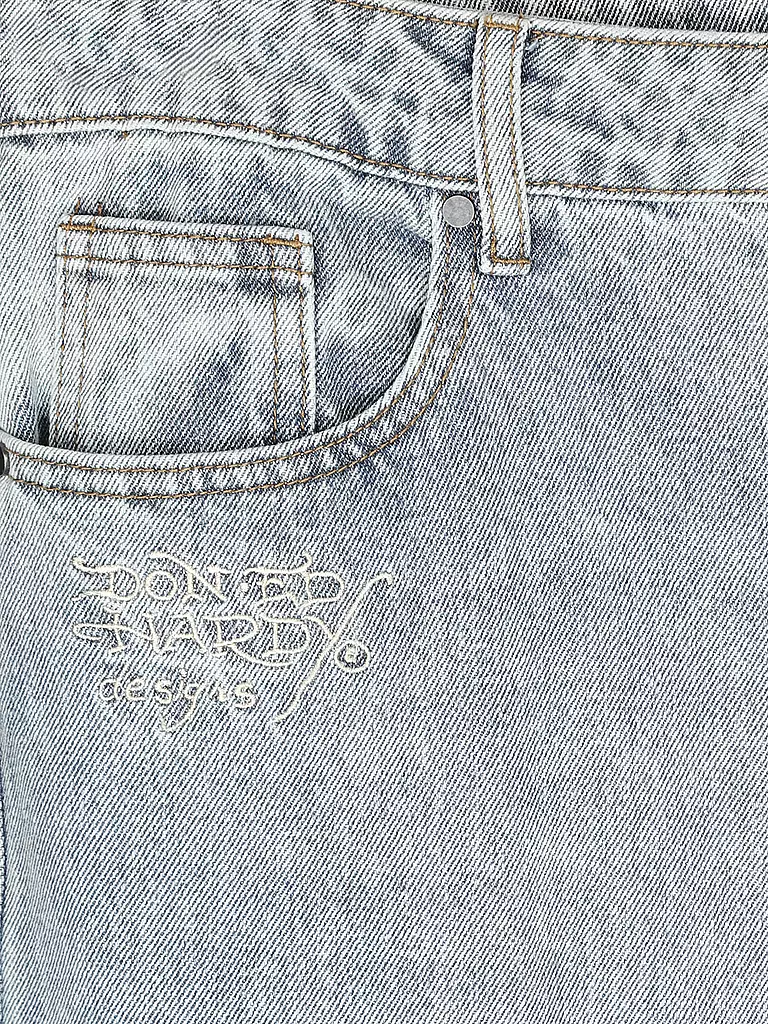 ED HARDY | Jeans Loose Fit DEATH BEFORE ATTOO GRAPHIC | hellblau