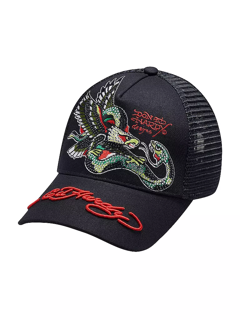 ED HARDY | Kappe EAGLE SNAKE  | schwarz