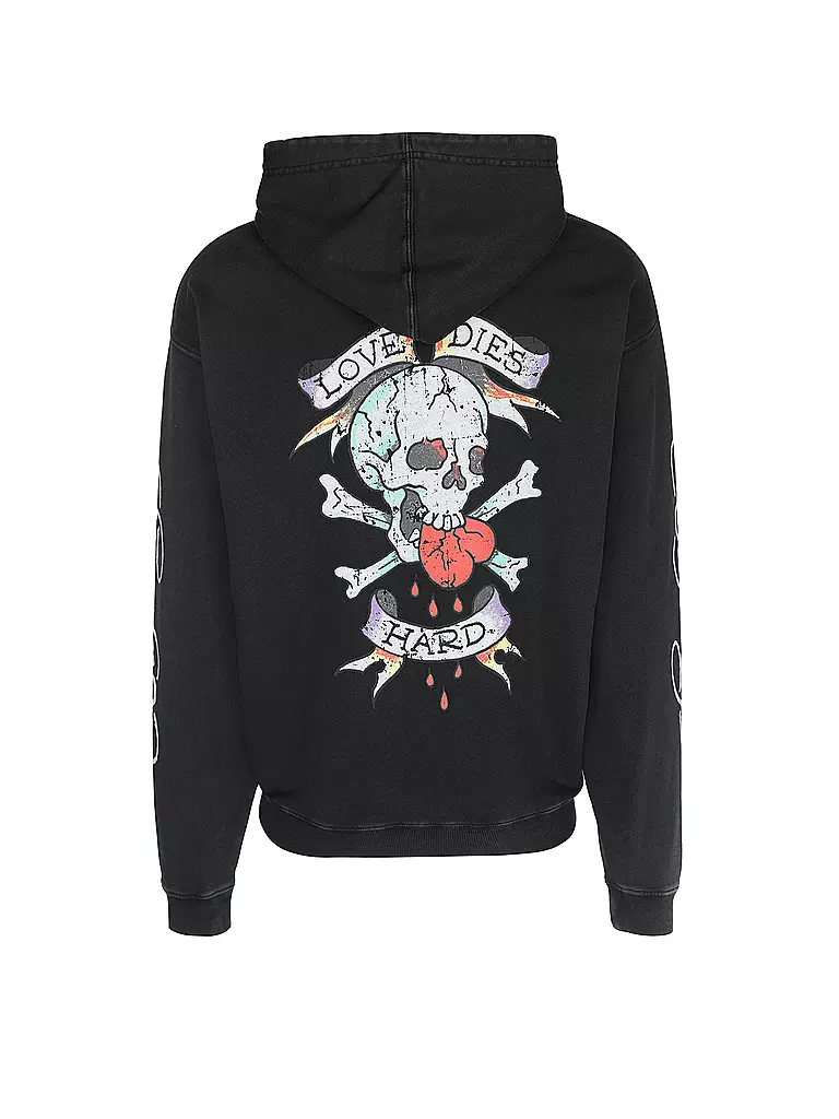 ED HARDY | Kapuzensweater - Hoodie LOVE DIES HARD  | schwarz