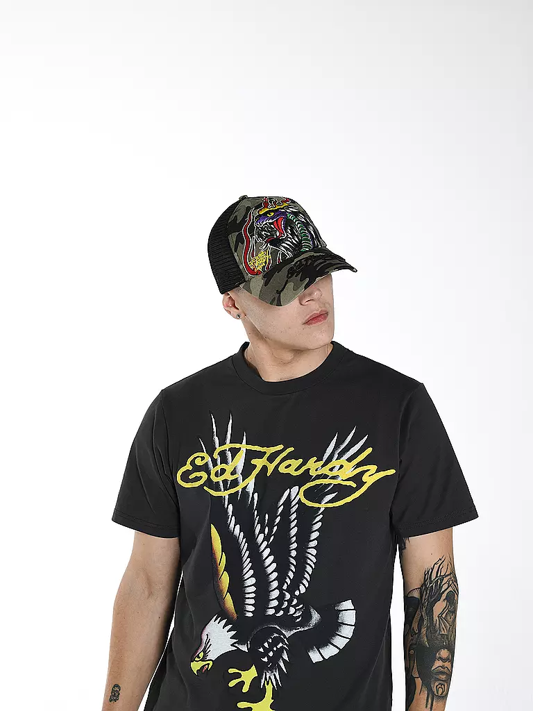 ED HARDY | T-Shirt GLIDE EAGLE | grau