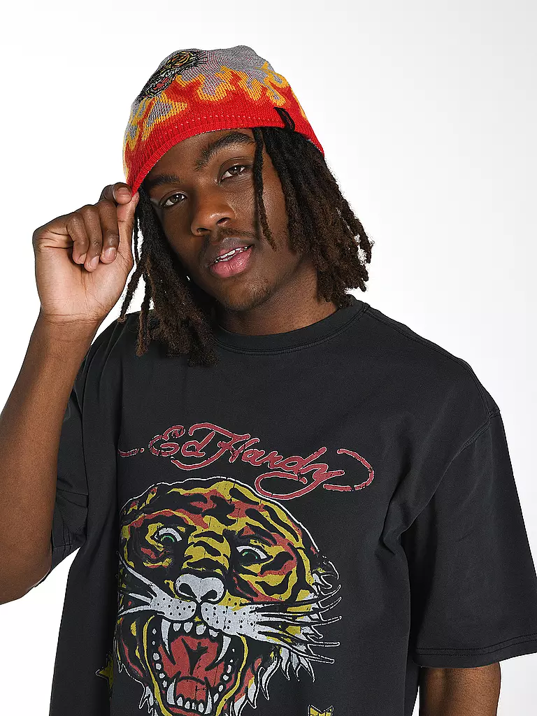 ED HARDY | T-Shirt LA TIGER VINTAGE | schwarz