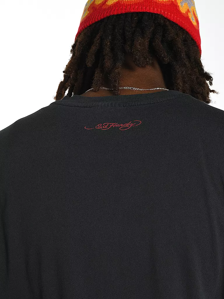 ED HARDY | T-Shirt LA TIGER VINTAGE | schwarz