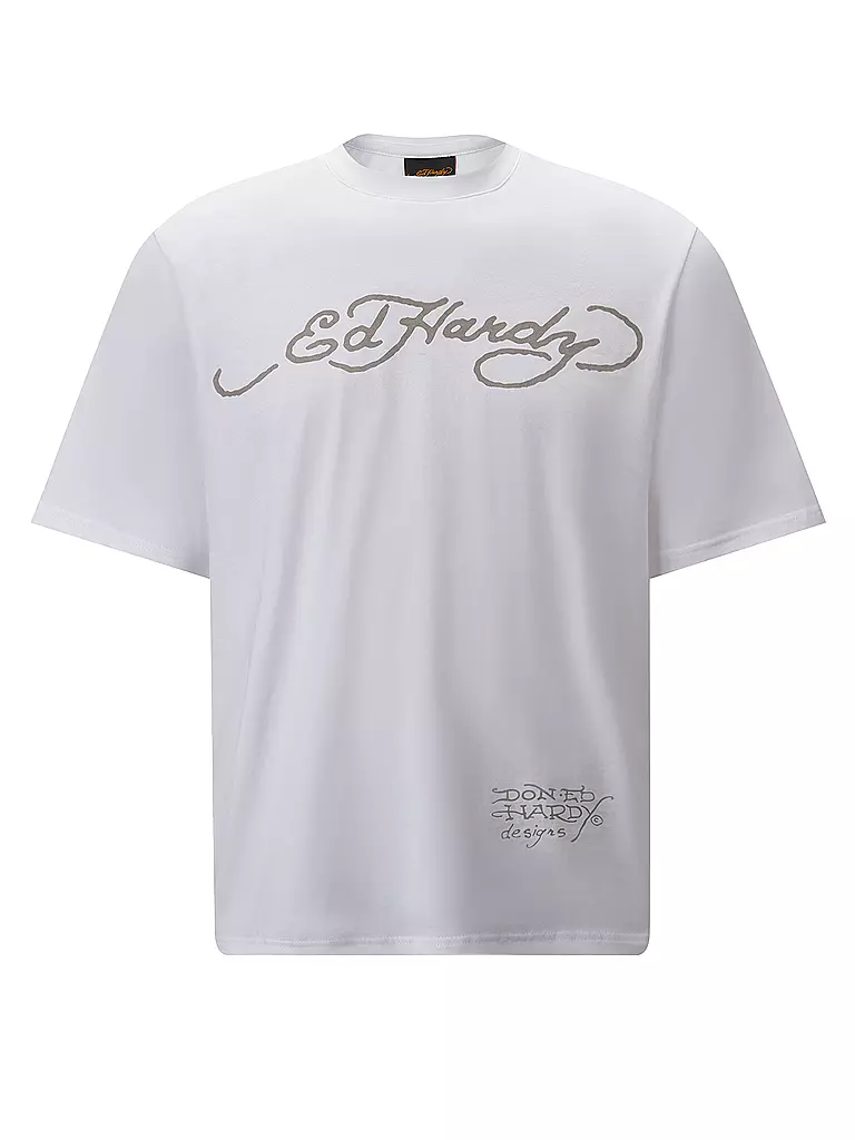 ED HARDY | T-Shirt VENOM CRAWL | weiss