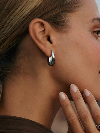 EDBLAD | Ohrringe CREST HOOPS Large Steel