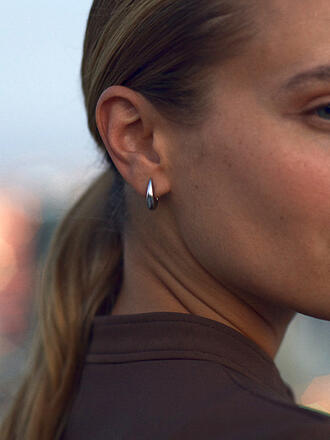 EDBLAD | Ohrringe CREST HOOPS Small Steel