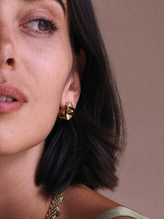 EDBLAD | Creolen PEAK RIVET CREOLES Gold