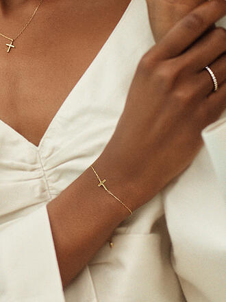 EDBLAD | Armband SPIRIT CROSS Gold