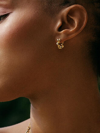 EDBLAD | Ohrringe SPIRAL HOOPS Small Gold