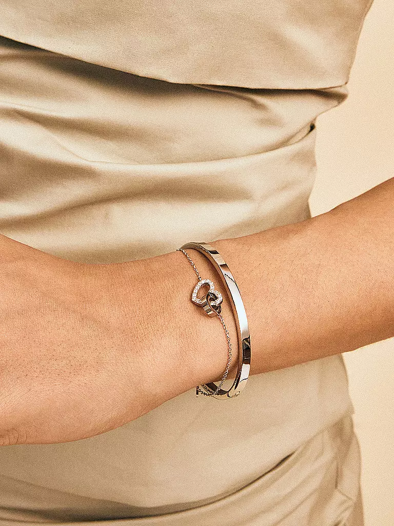 EDBLAD | Armband ETERNAL HEART BRACELET Steel | silber