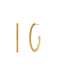 EDBLAD | Creolen TINSEL THIN CREOLES Small Steel | gold