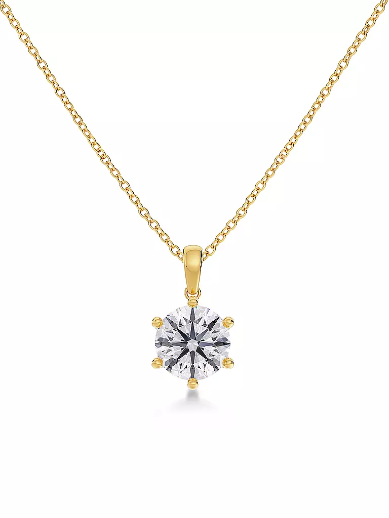 EDBLAD | Halskette CROWN NECKLACE Large Gold | silber
