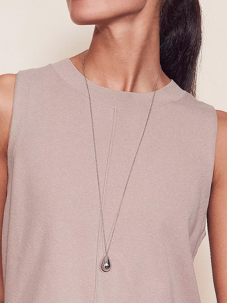 EDBLAD | Halskette DROP NECKLACE Steel | silber