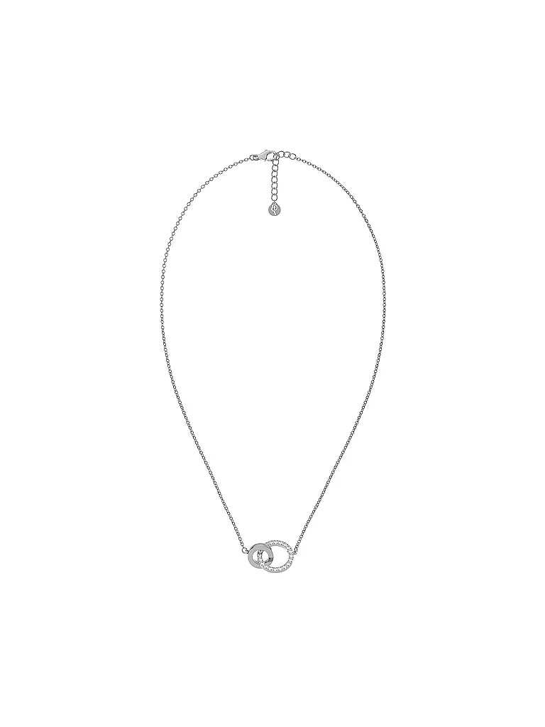 EDBLAD | Halskette ETERNAL ORBIT NECKLACE Steel  | silber