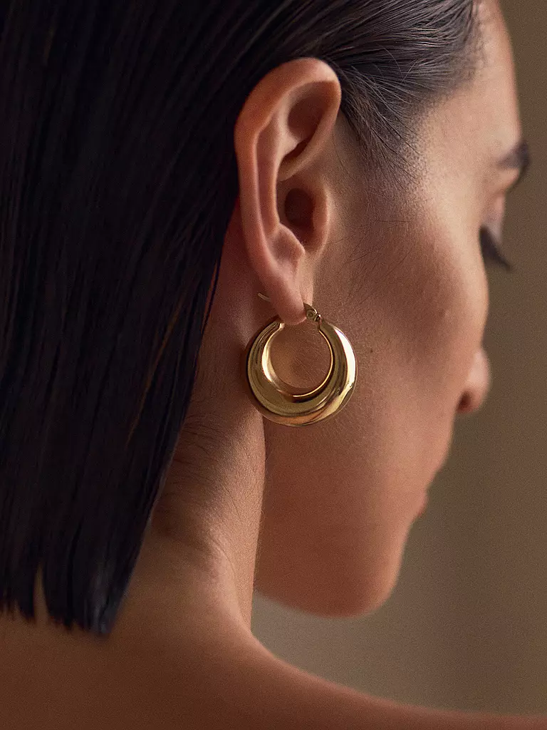 EDBLAD | Ohrringe BOYD HOOPS Gold | silber