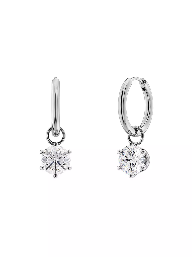 EDBLAD | Ohrringe CROWN HOOPS Steel | silber
