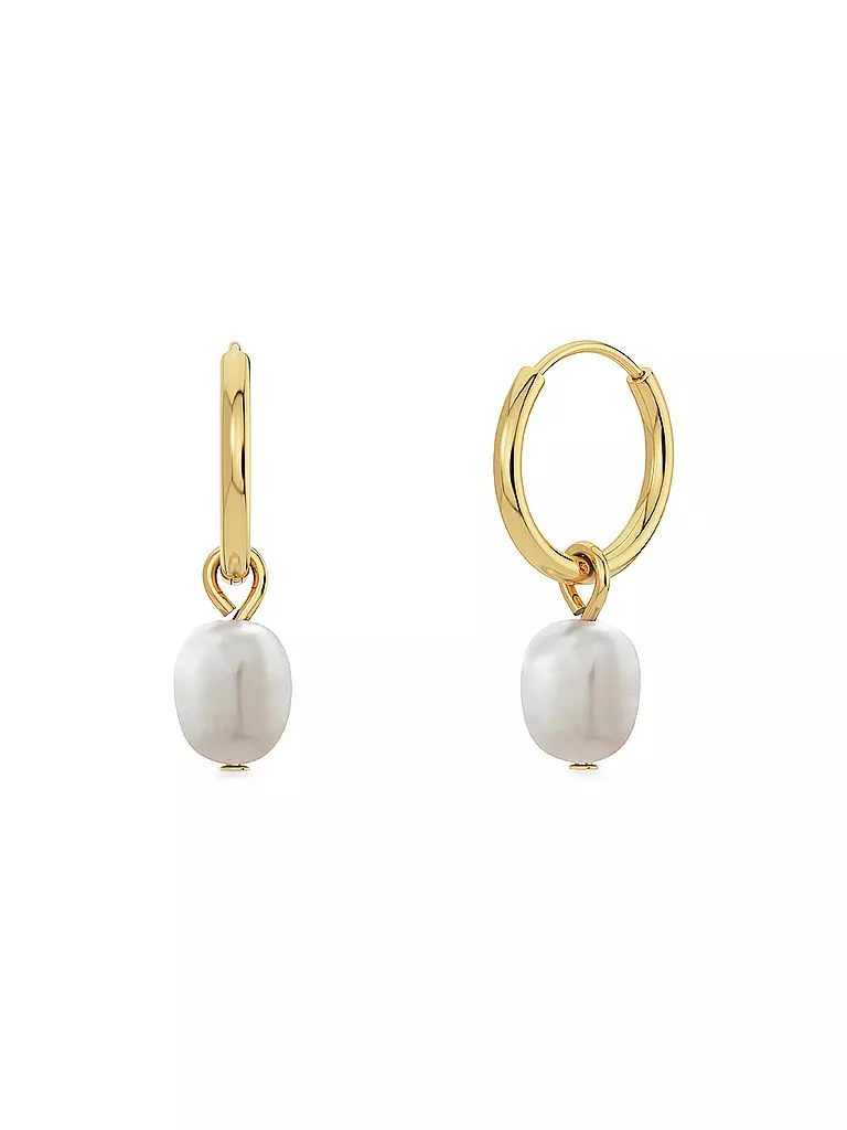 EDBLAD | Ohrringe PERLA HOOPS Gold | gold