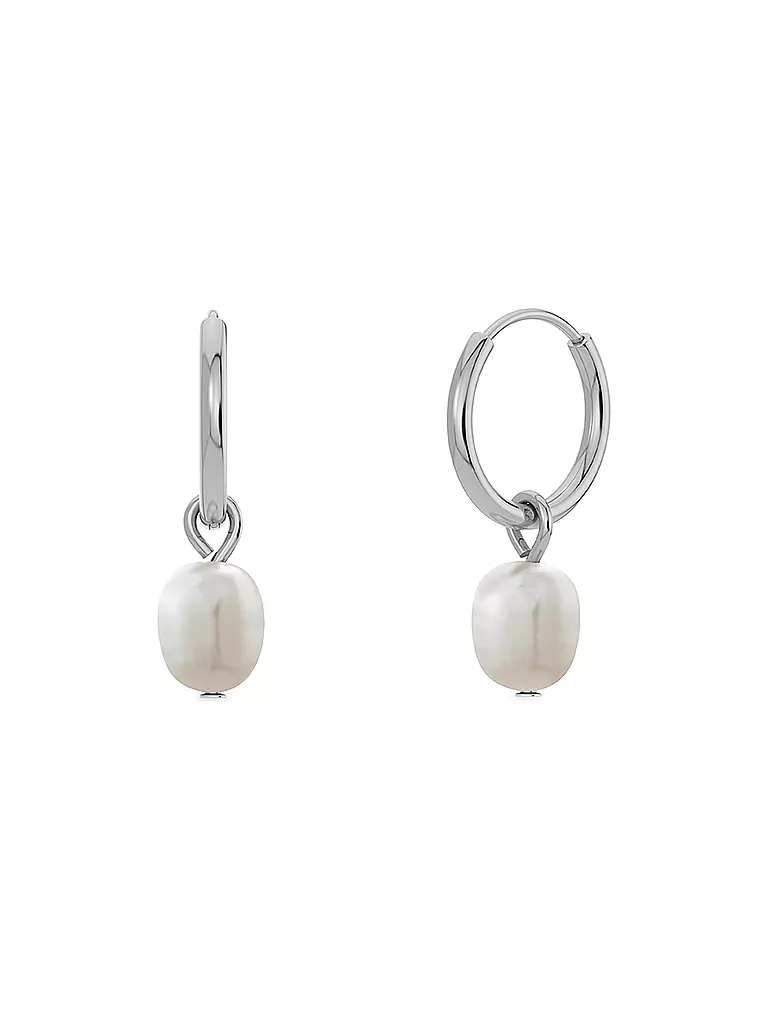 EDBLAD | Ohrringe PERLA HOOPS Steel | silber