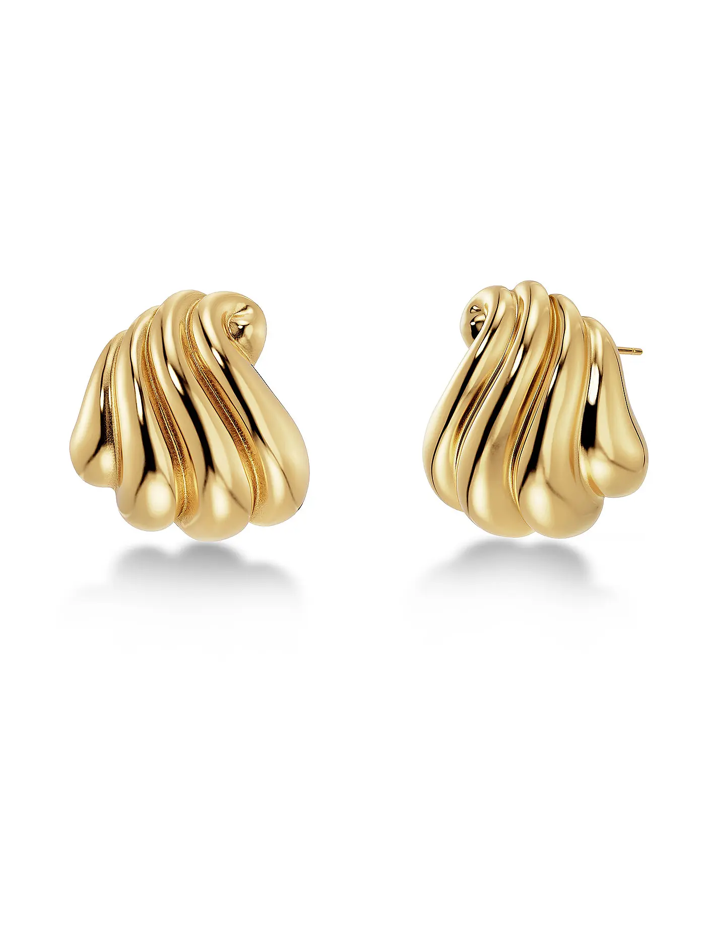 EDBLAD | Ohrstecker CORAZZA Large Steel | gold