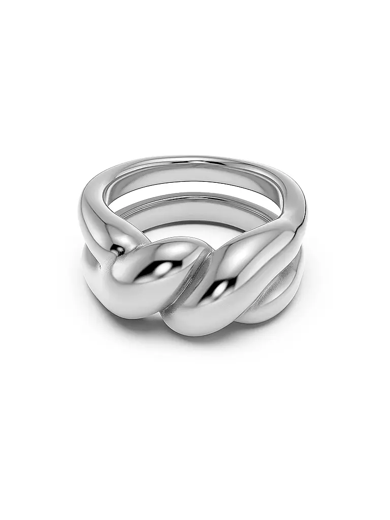 EDBLAD | Ring TWIST Steel  | silber