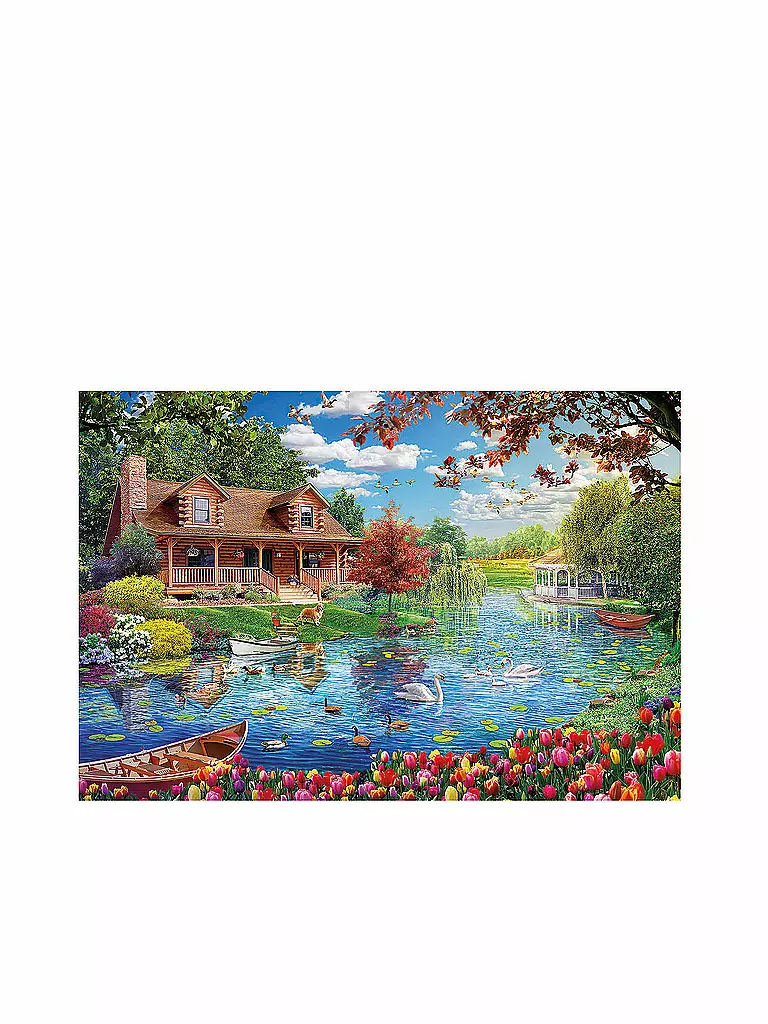 EDUCA | Haus am See 5000 Teile Puzzle | keine Farbe