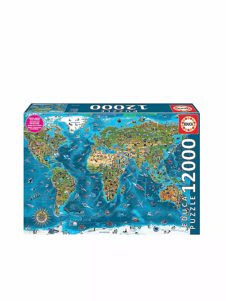 EDUCA | Weltwunder 12000 Teile Puzzle | keine Farbe