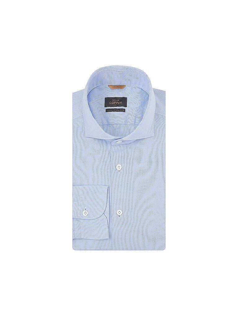 EDWARD COPPER Hemd Tailored Fit hellblau | 38