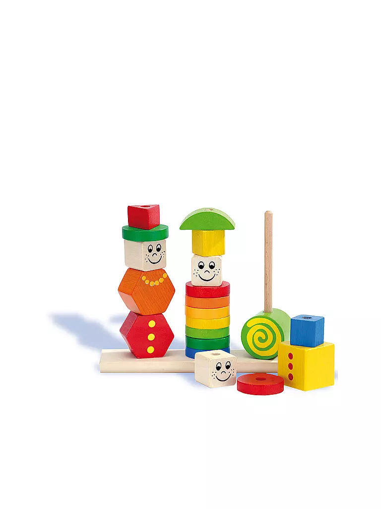 EICHHORN | Figuren Steckpuzzle aus Holz | keine Farbe