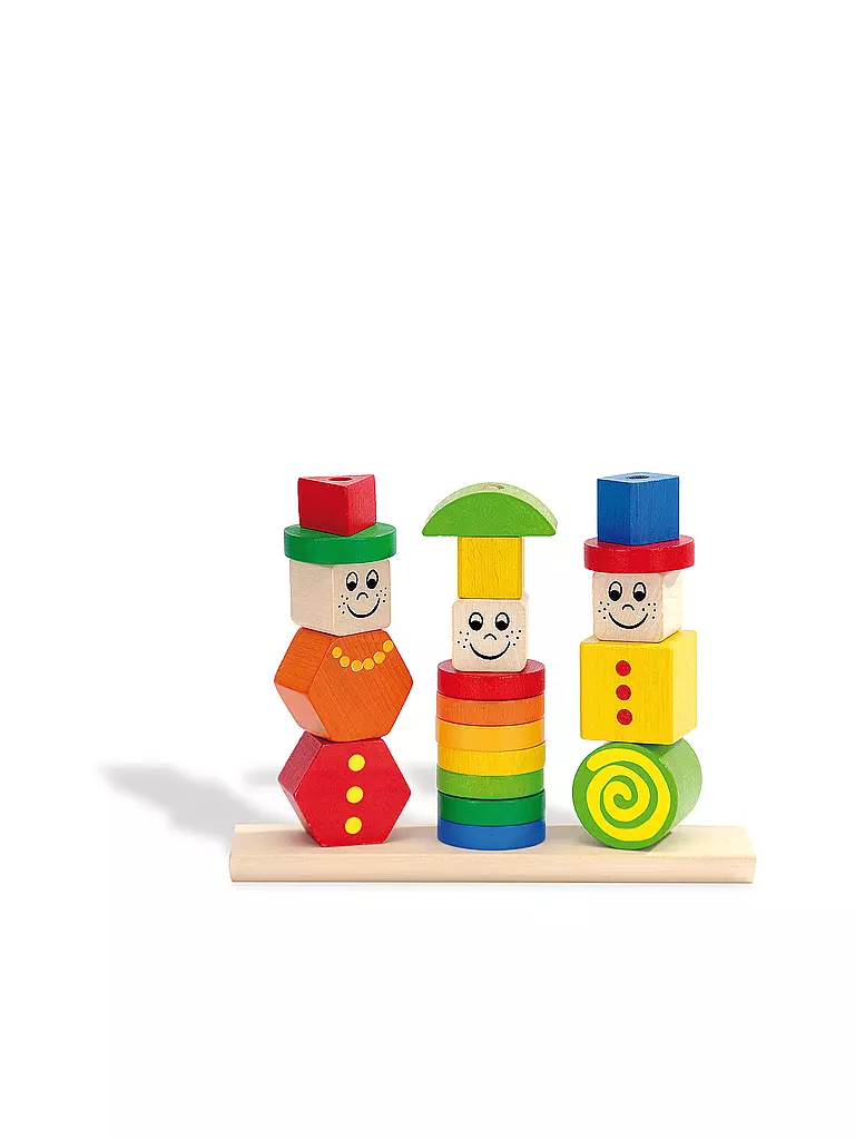 EICHHORN | Figuren Steckpuzzle aus Holz | keine Farbe