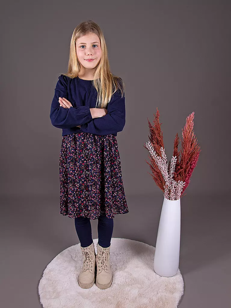 EISEND | Mädchen Kleid | dunkelblau