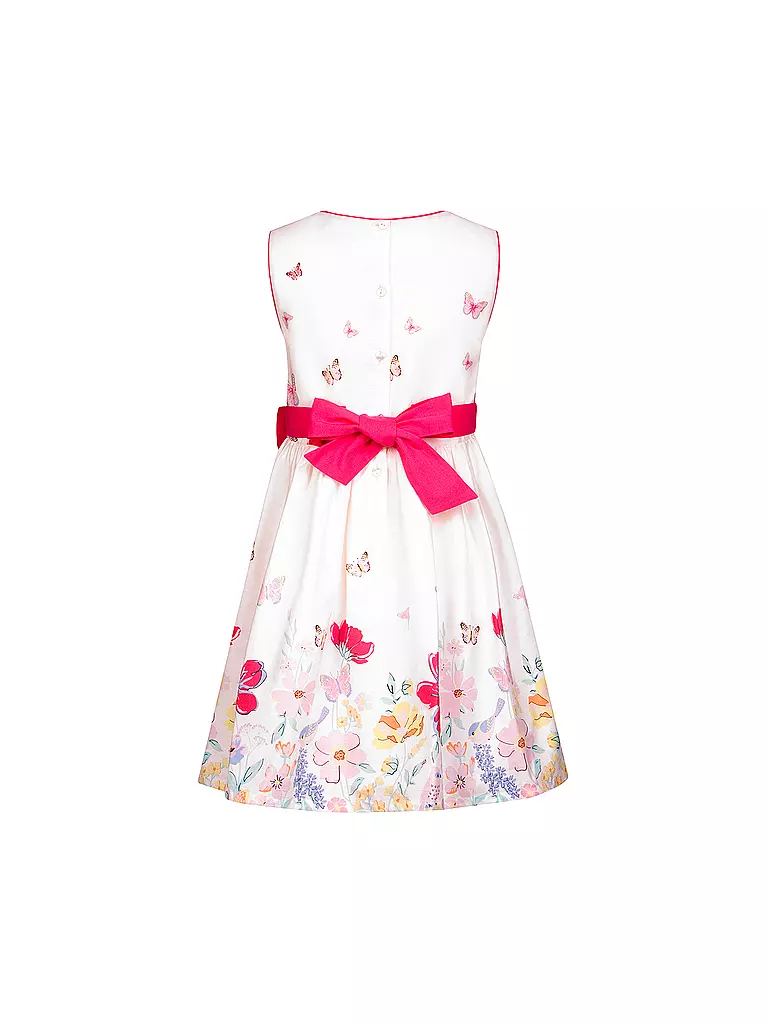 Mädchen Mit Schwarzen Haaren Und Weißem Kleid EISEND Mädchen Kleid weiss