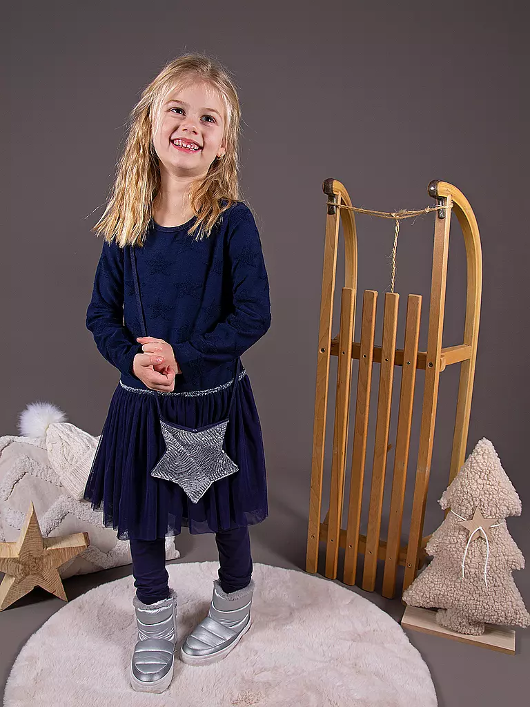 Was Ist Bei 11-jährigen Mädchen Angesagt 2022 EISEND Mädchen Kleid dunkelblau