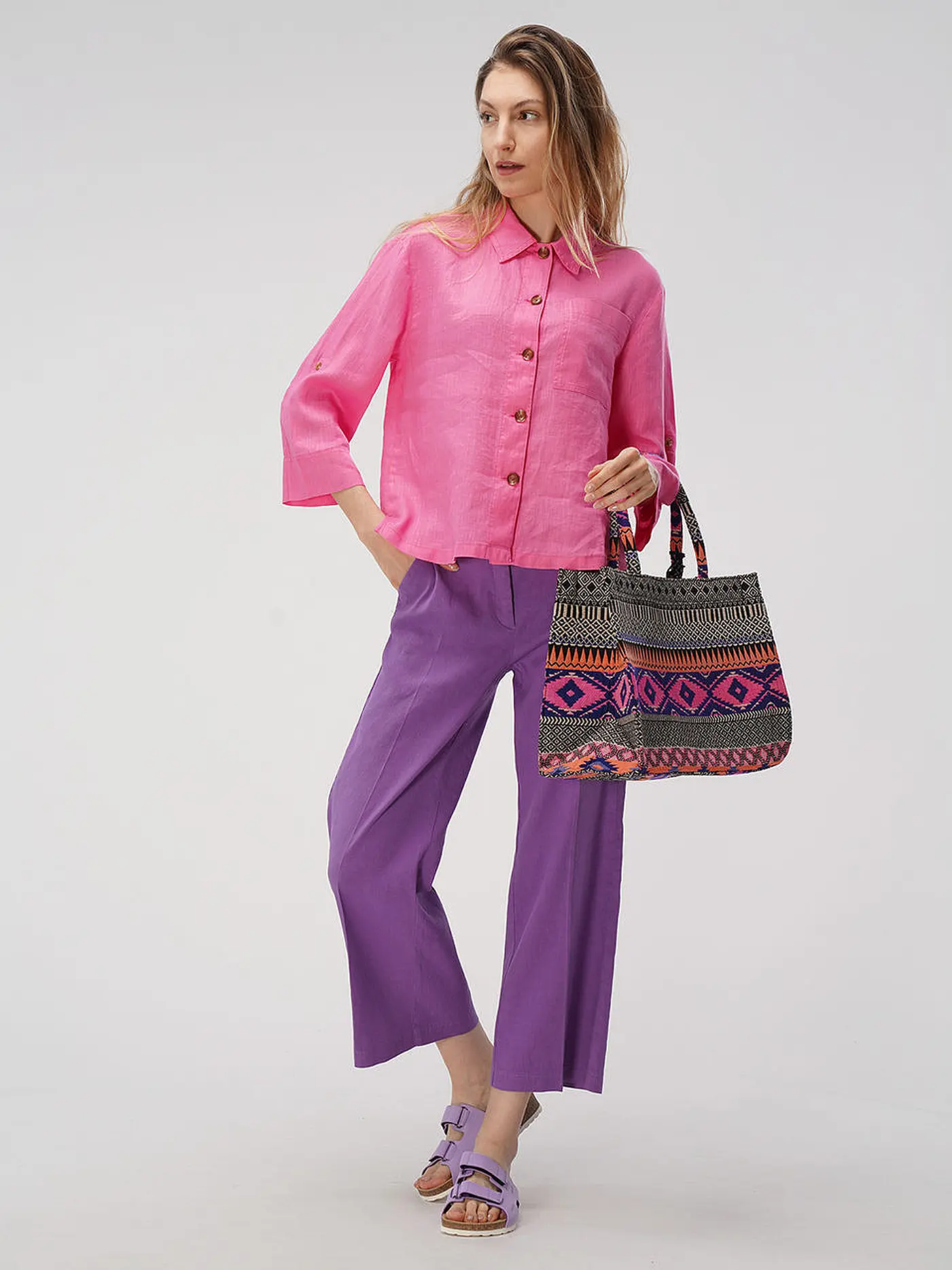 EKN FOOTWEAR | Pantoletten AZALEA VEGAN | lila