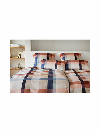 ELEGANTE | Satin-Bettwäsche 70x90cm/140x200cm NIGHT GARDEN Terra 