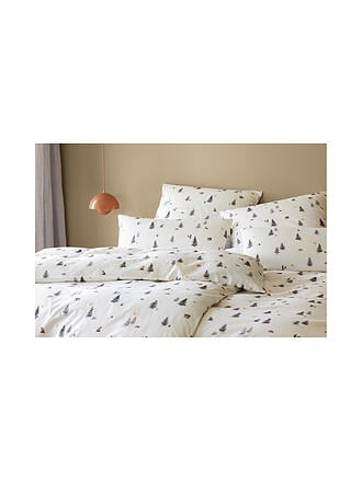 ELEGANTE | Flanelle Linge de lit WINTERWALD 70x90cm/140x200cm Blanc