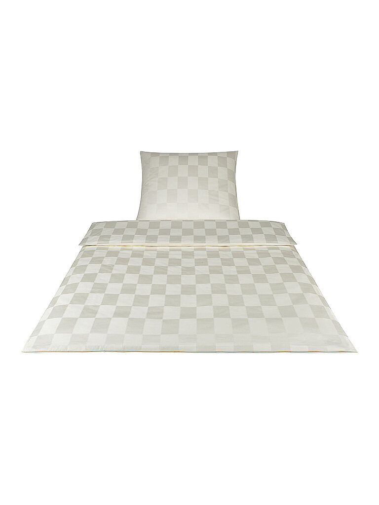 ELEGANTE Damast-Bettwäsche  70x90cm/140x200cm (Creme) creme