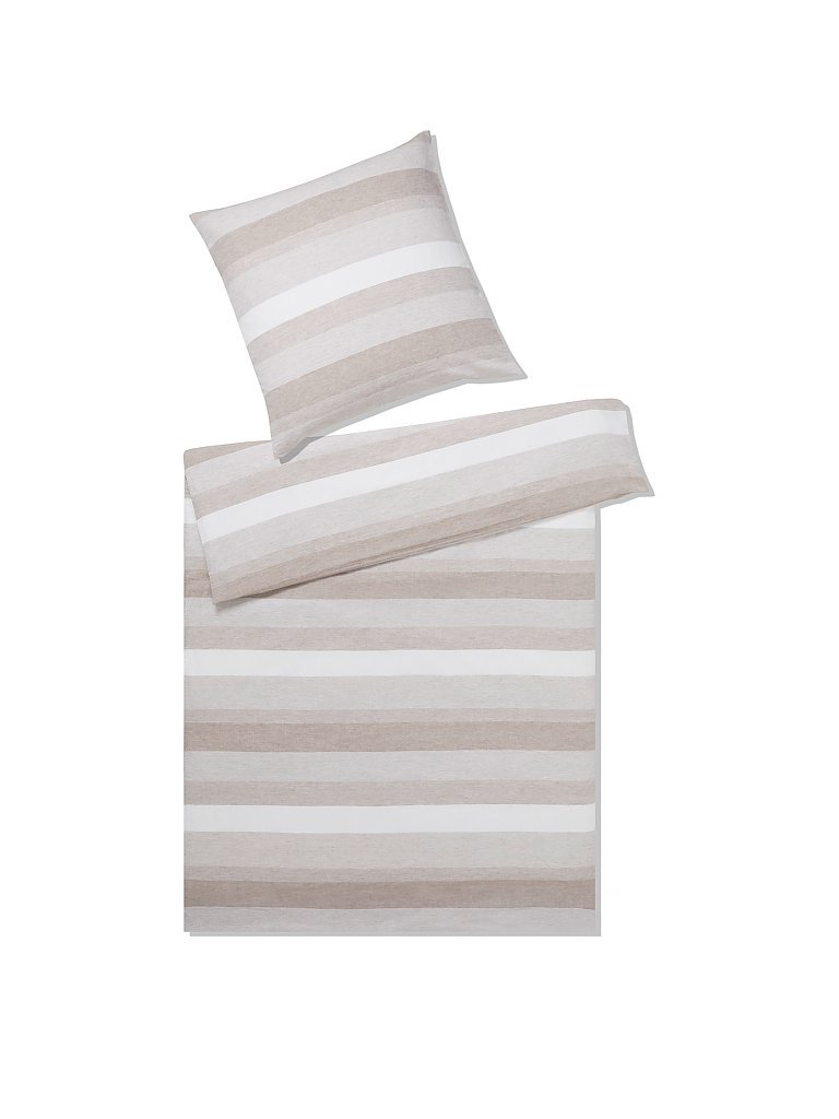 ELEGANTE Halbleinen-Bettwäsche Delight 70x90cm/140x200cm  beige