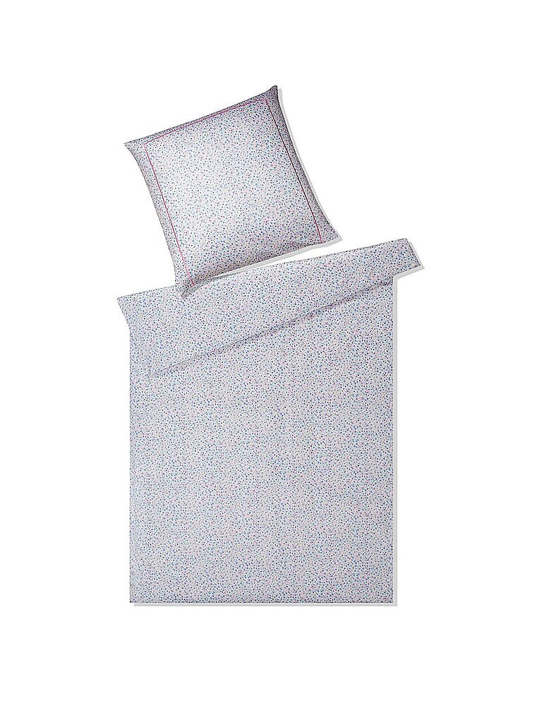 ELEGANTE Satin Bettwäsche TRAEUMEREI 70x90cm / 140x200cm Lila/Rosa lila – ELEGANTE