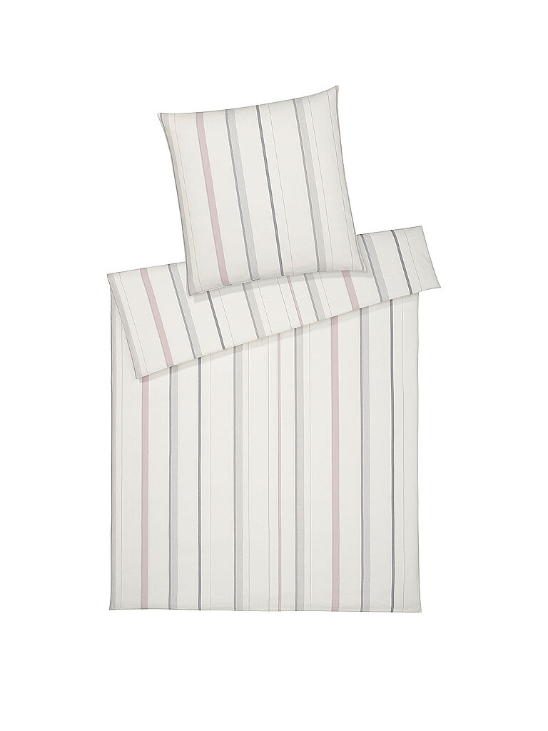 ELEGANTE Flanell Bettwäsche EDINBURGH 70x90cm/140x200cm Creme beige – ELEGANTE